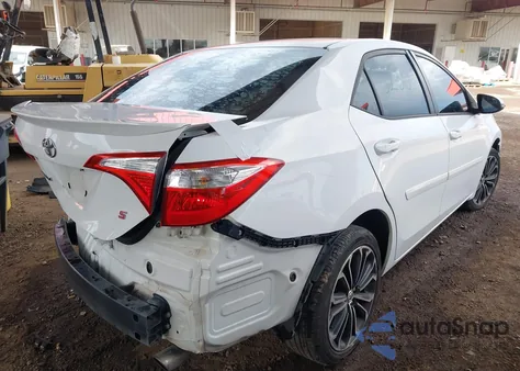 2014 Toyota Corolla S Plus z USA, uszkodzony, nr VIN 2T1BURHE2EC127802